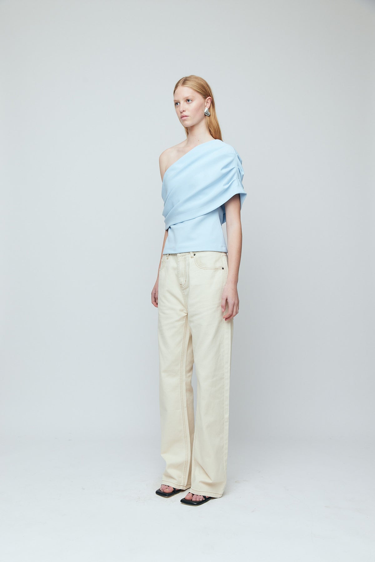 Wynn Hamlyn Chloe Top // Icy Blue