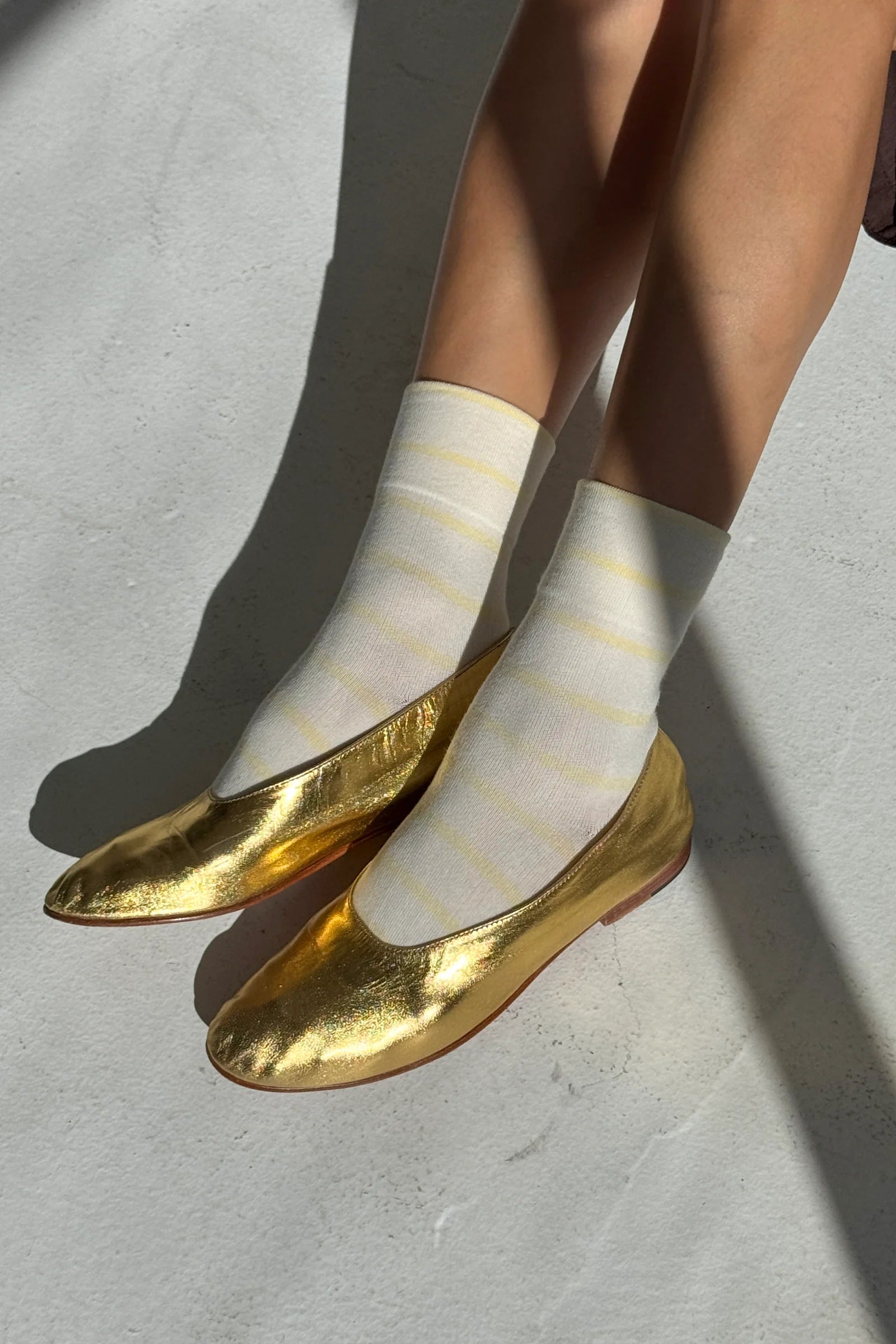 Le Bon Shoppe Wally Socks // Lemon