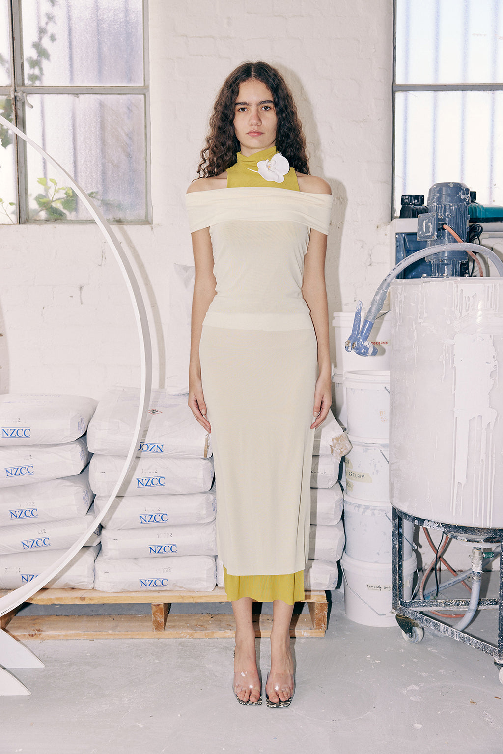 Muse Coda Layered Top // Chartreuse