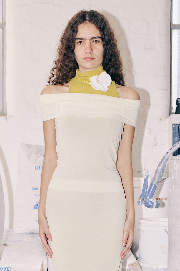 Muse Coda Layered Top // Chartreuse