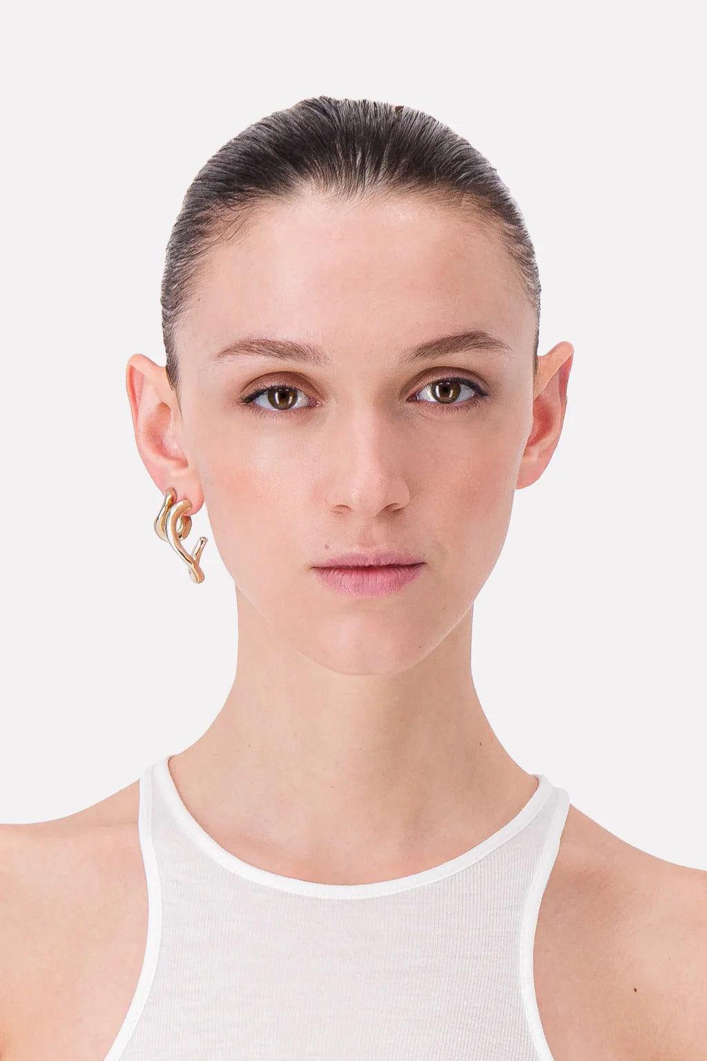 Justine Clenquet Yara Earrings // Gold