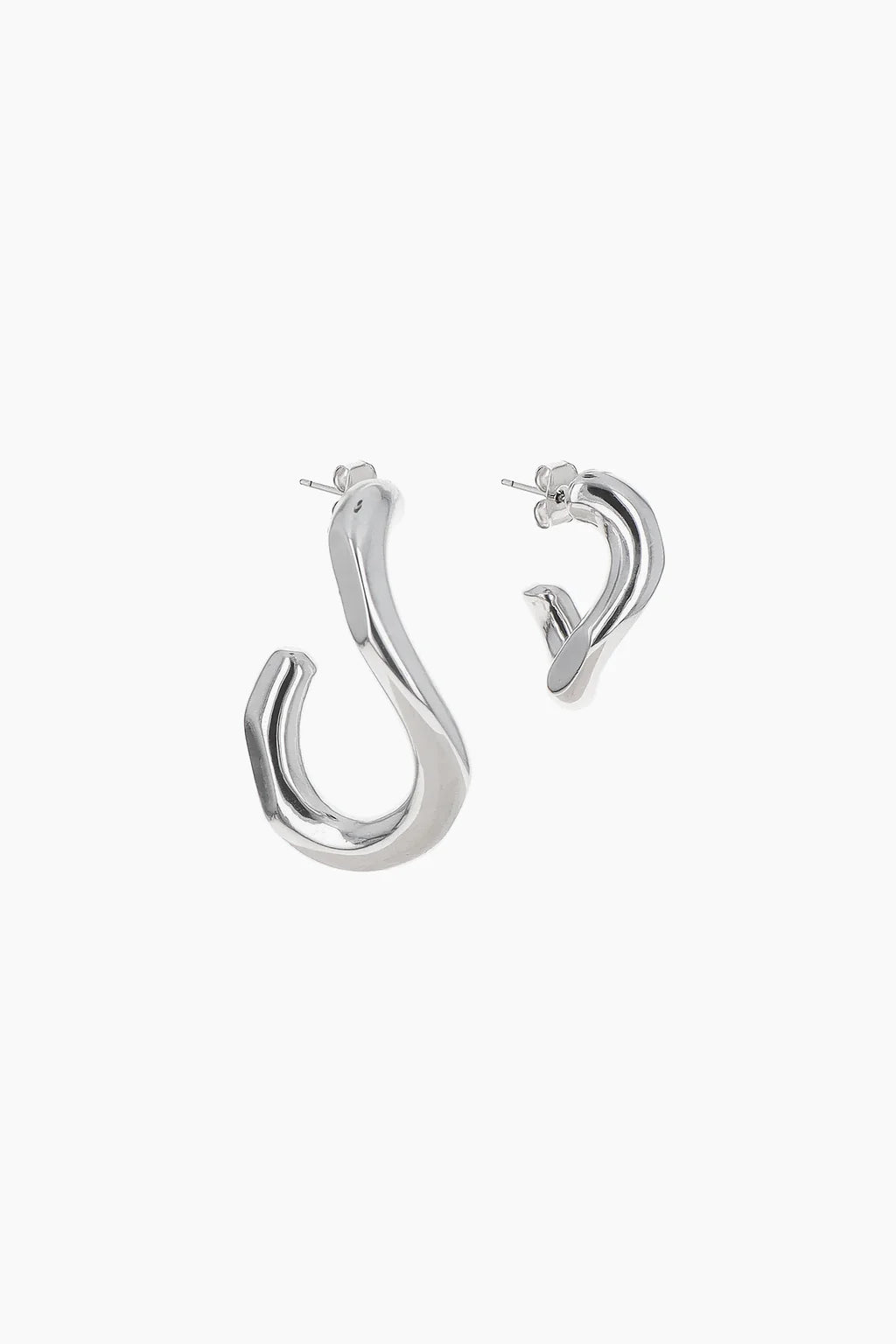 Justine Clenquet Yara Earrings // Silver