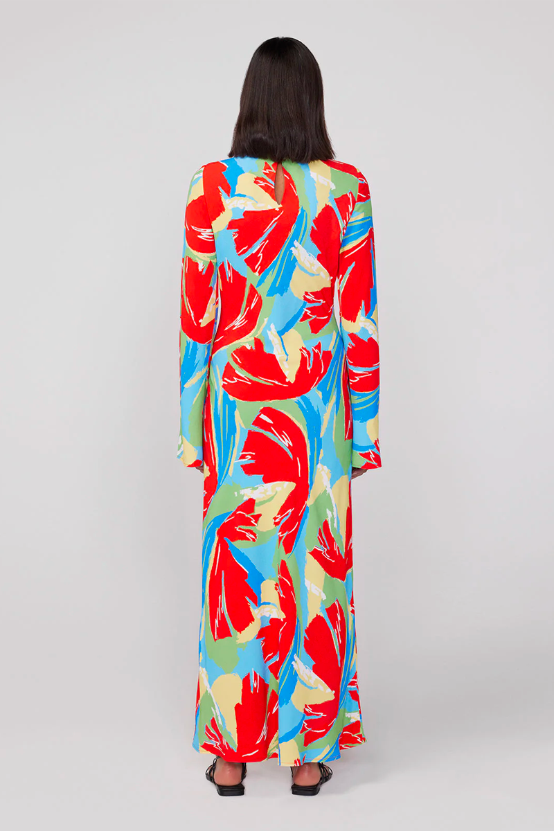 Kitri Keira Abstract Print Dress