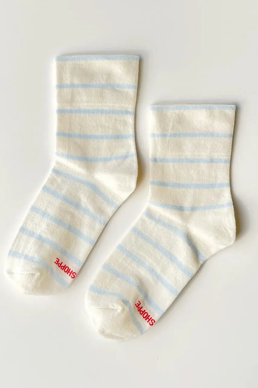 Le Bon Shoppe Wally Socks // Sky