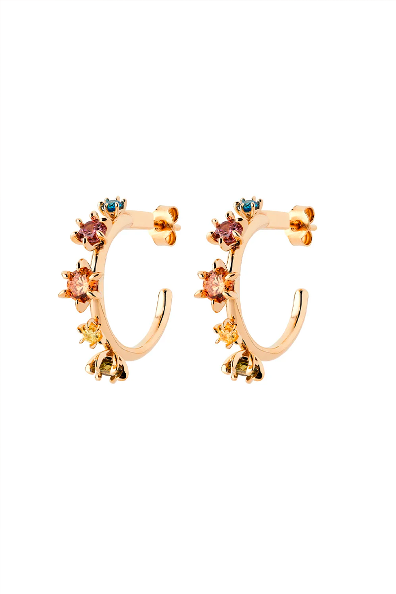 Karen Walker Baroque Earrings // Gold Plated