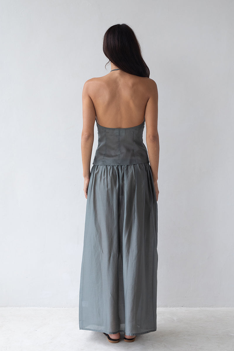 Belle Anna Flore Top // Evergreen