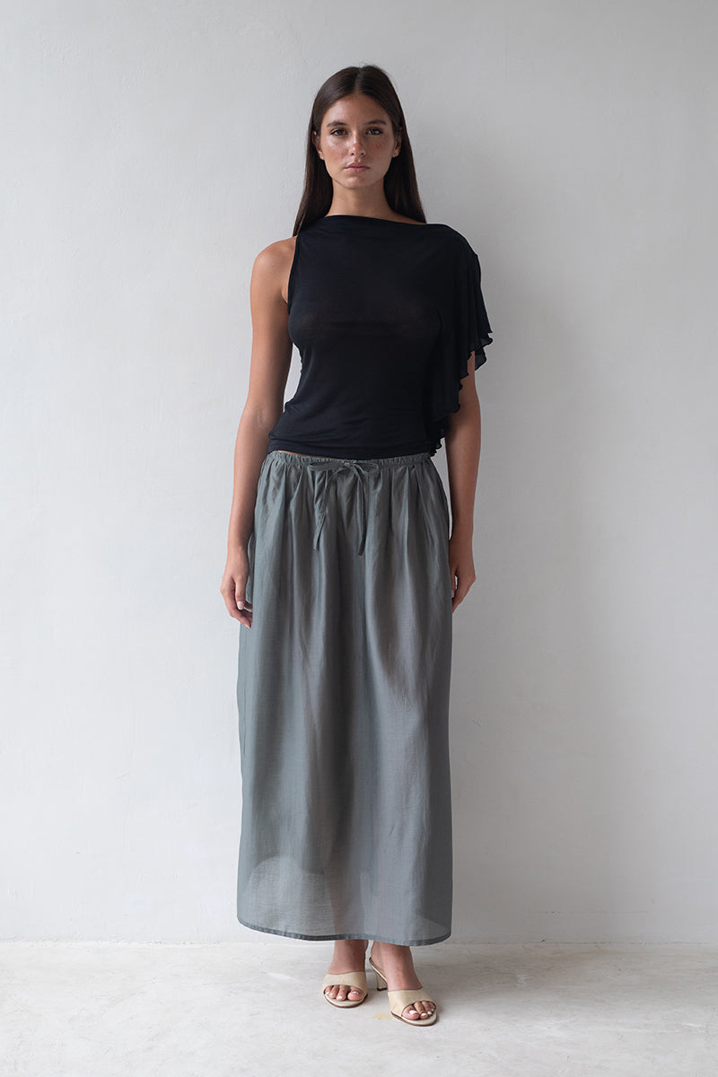 Belle Anna  Rhea Skirt // Evergreen