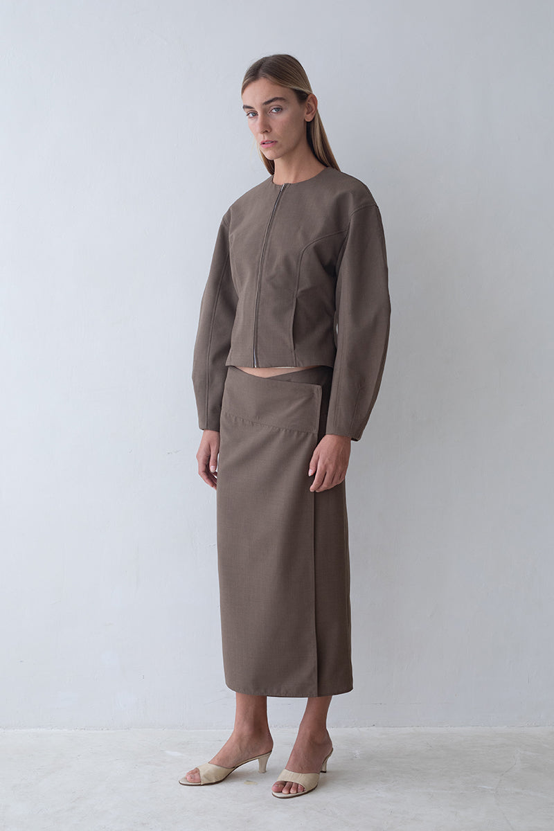 Belle Anna Summit Jacket // Brown