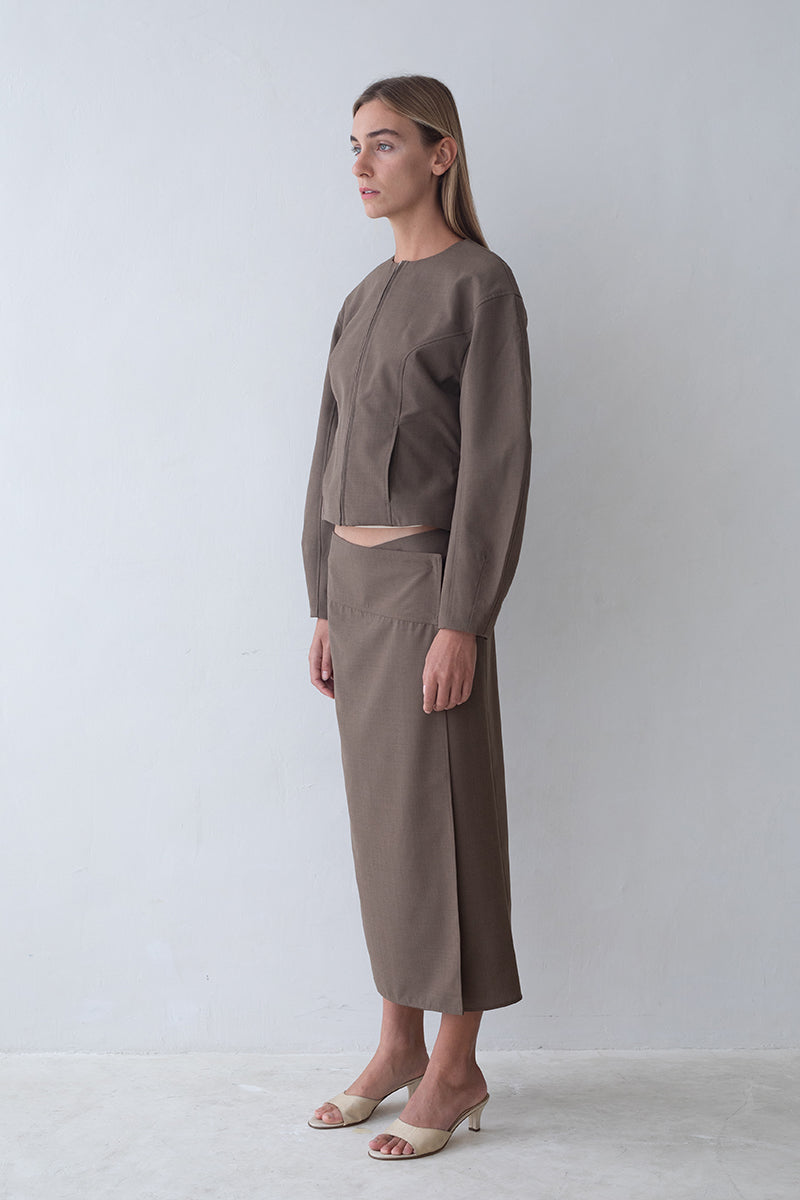 Belle Anna Summit Jacket // Brown