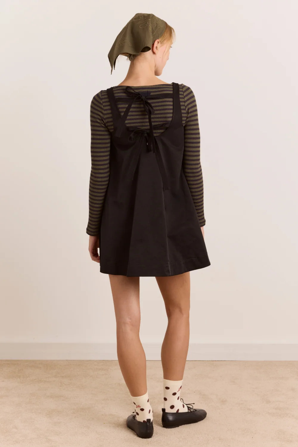 Damson Madder Cairo Mini Dress // Black