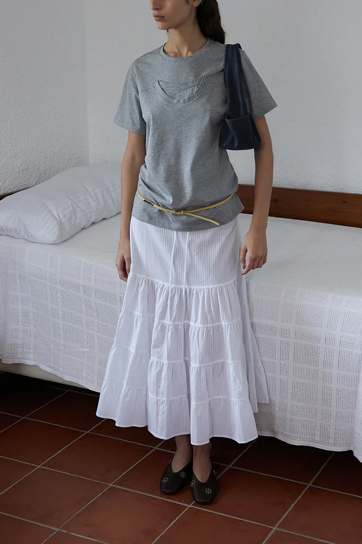 Paloma Wool Long Etoile Skirt // White
