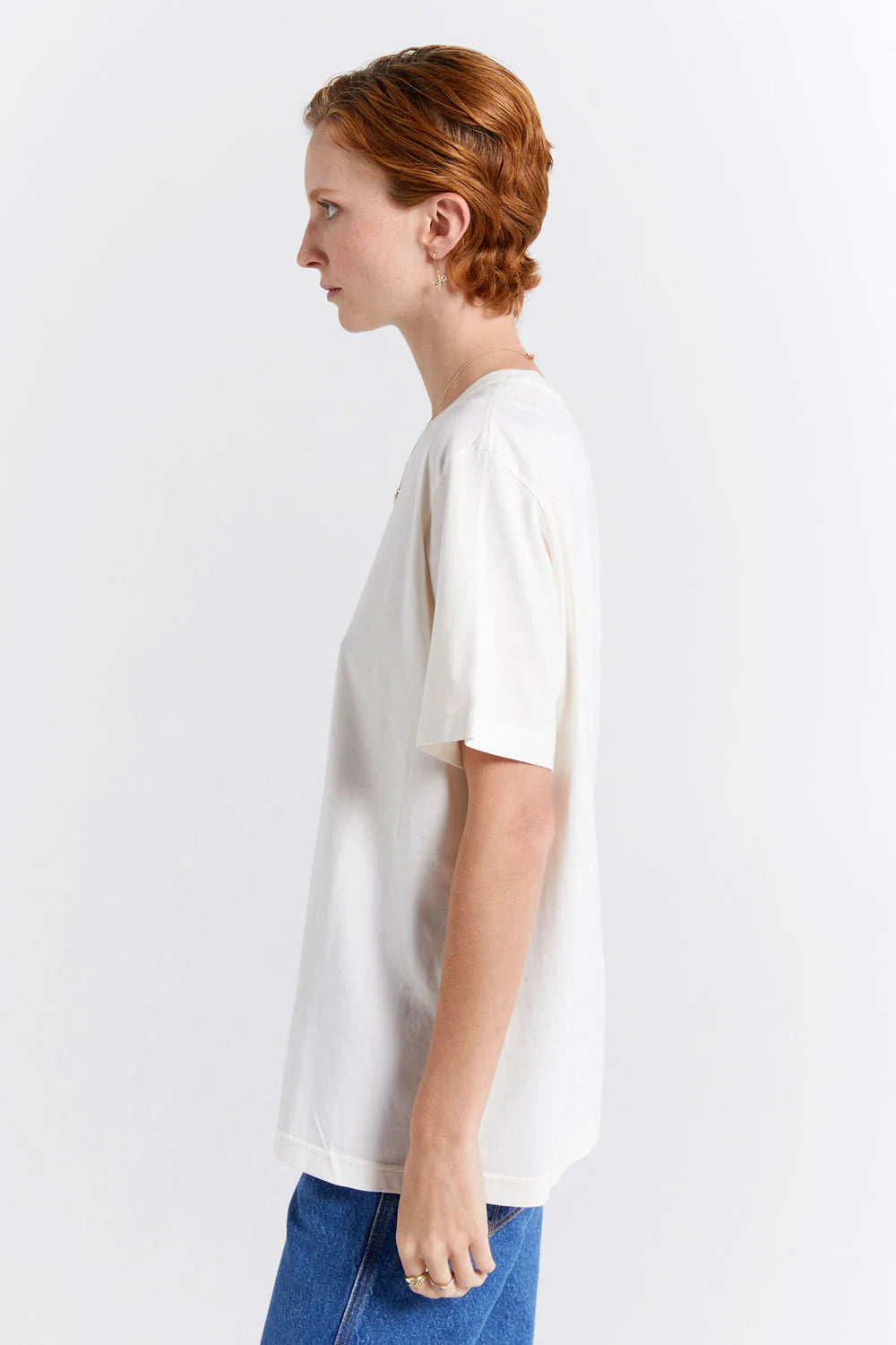Karen Walker Classic Organic Tee // Ecru
