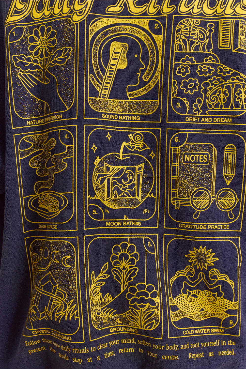 Damson Madder Daily Rituals Sweatshirt // Navy