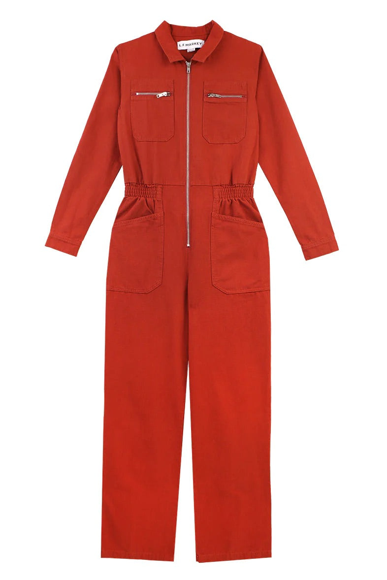 L.F. Markey Danny L/S Boilersuit // Rust