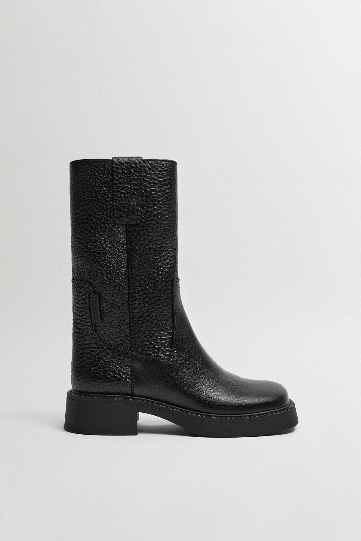 Miista Aron Raw Ankle Boots // Black