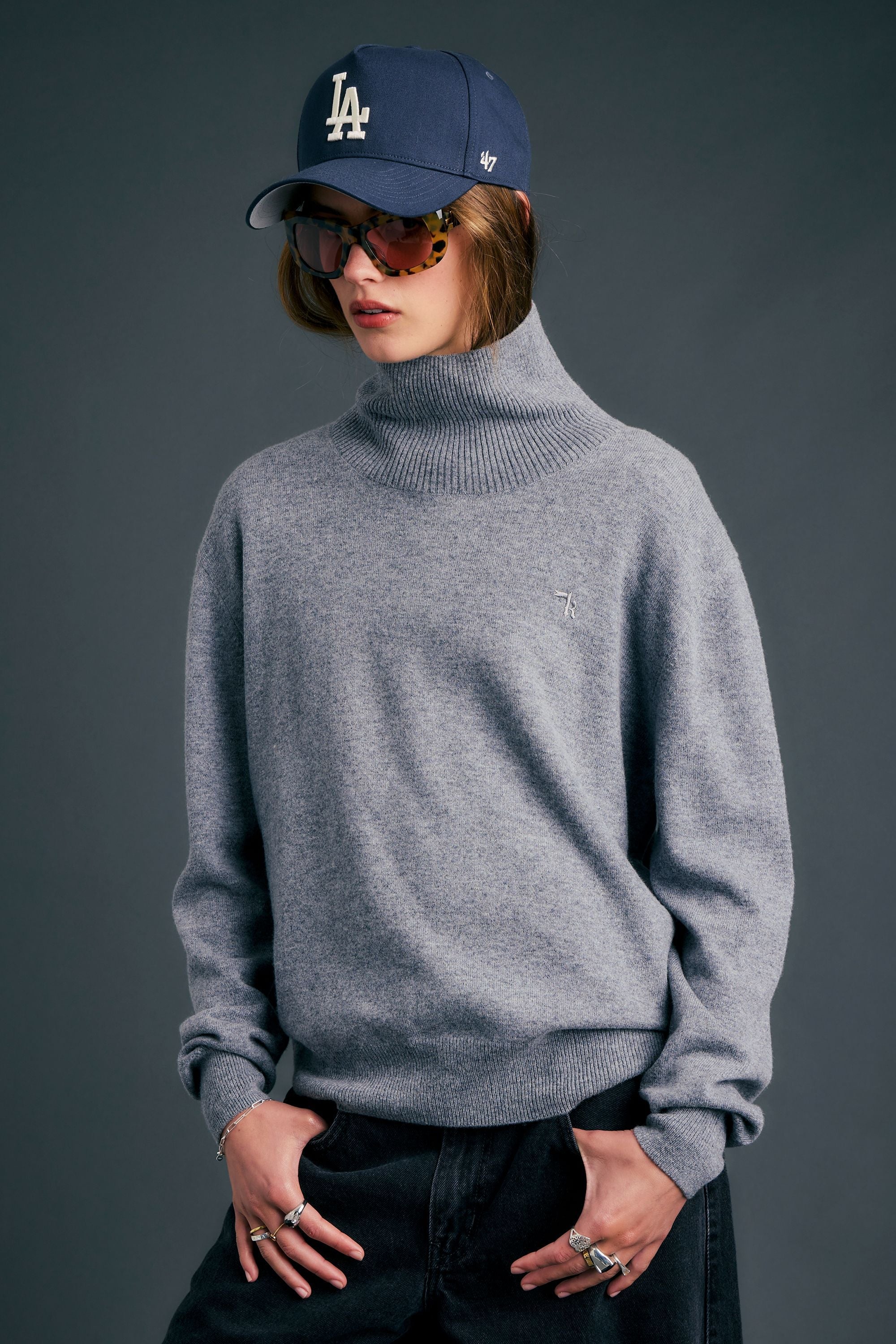 Karen Walker Margot Sweater // Grey