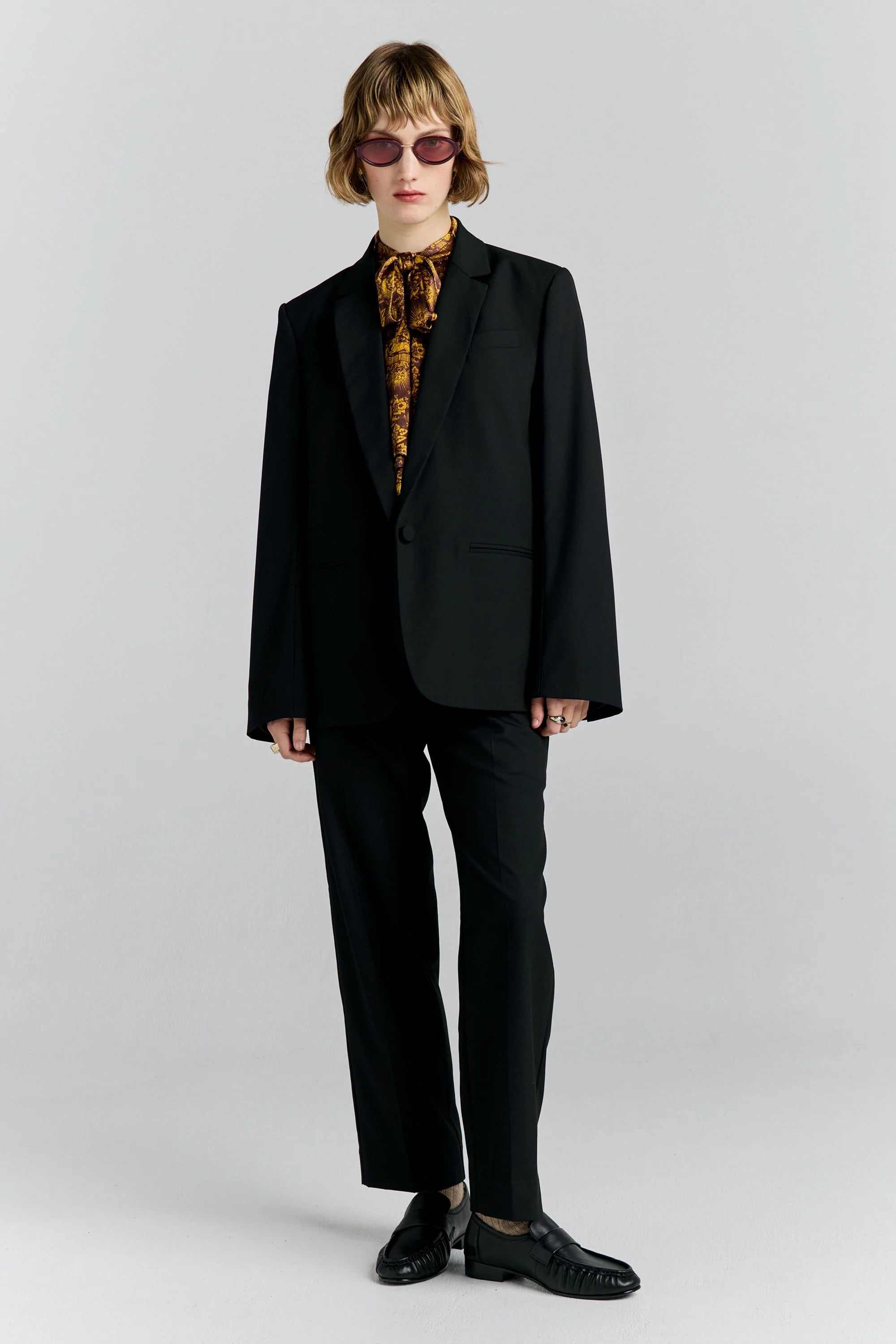 Karen Walker Dark Matters Trousers // Black Suiting