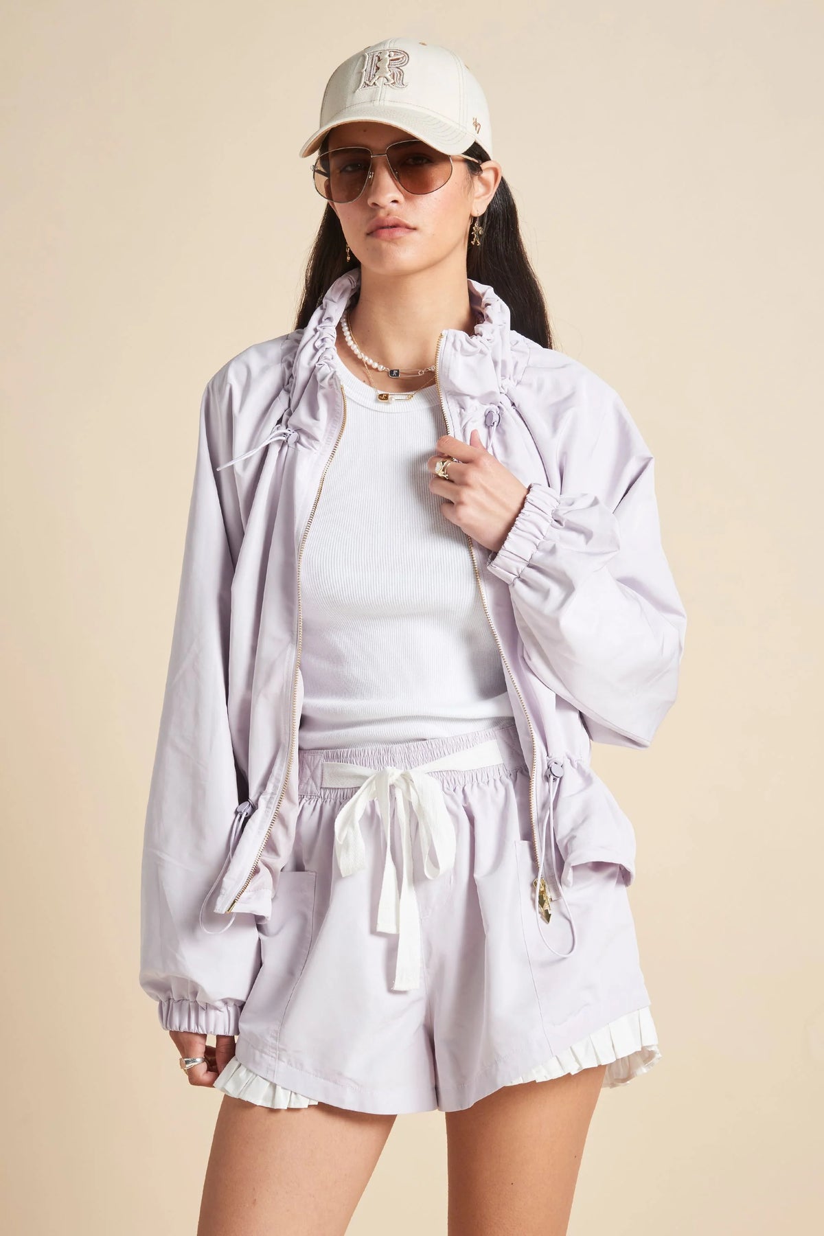 Karen Walker Devant Jacket // Lilac