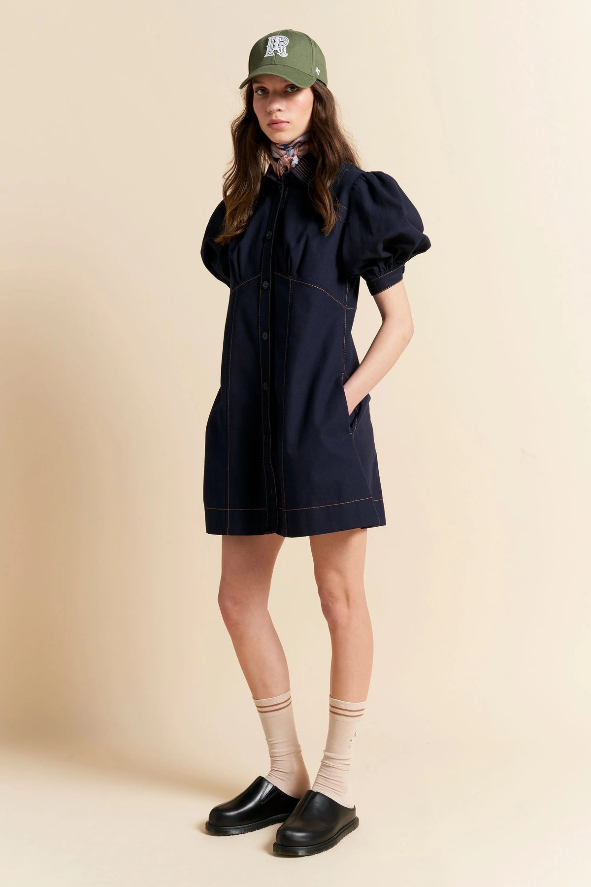 Karen Walker Delphine Dress // Navy