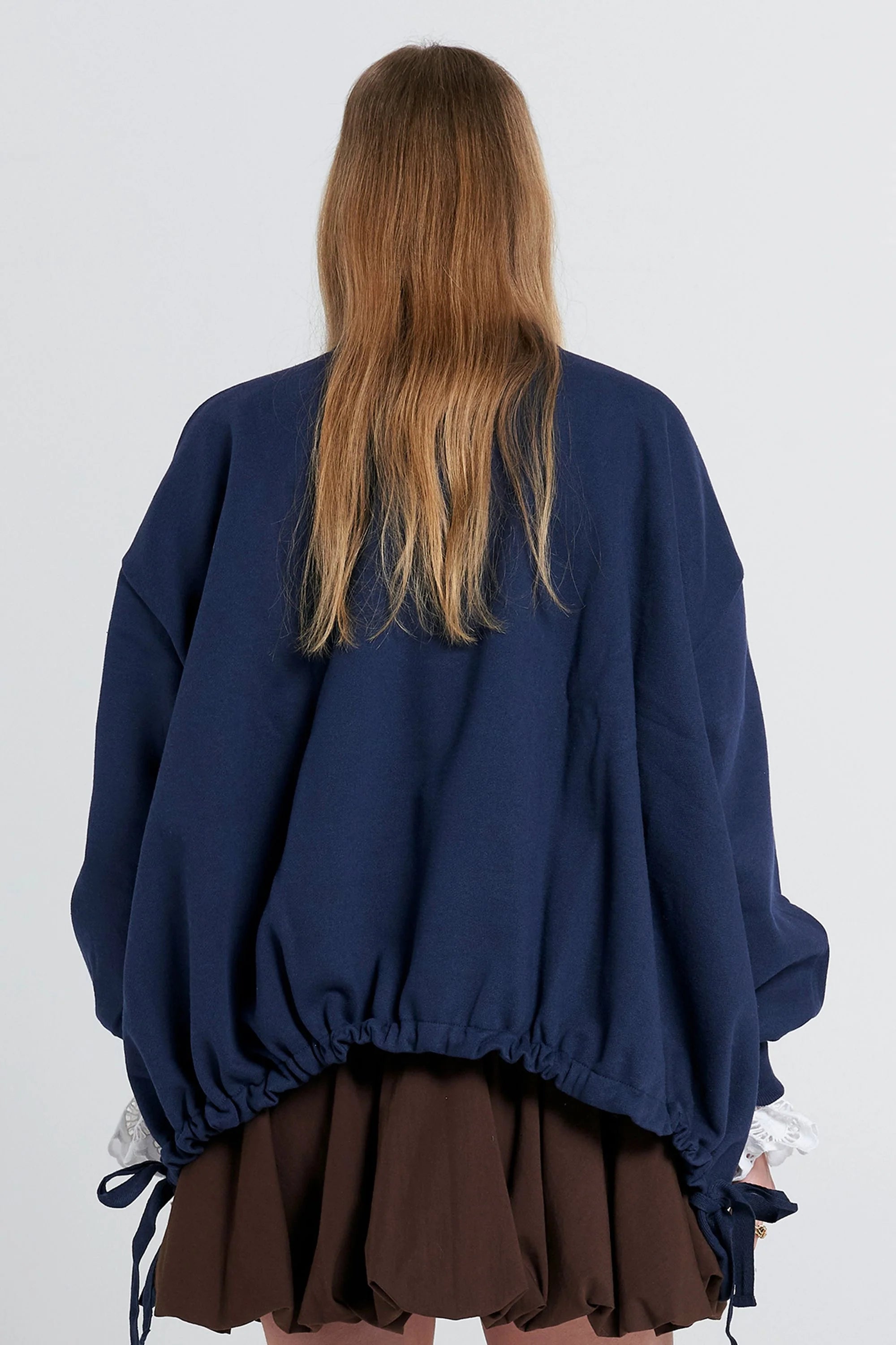 Karen Walker Fraternity Sweatshirt // Navy