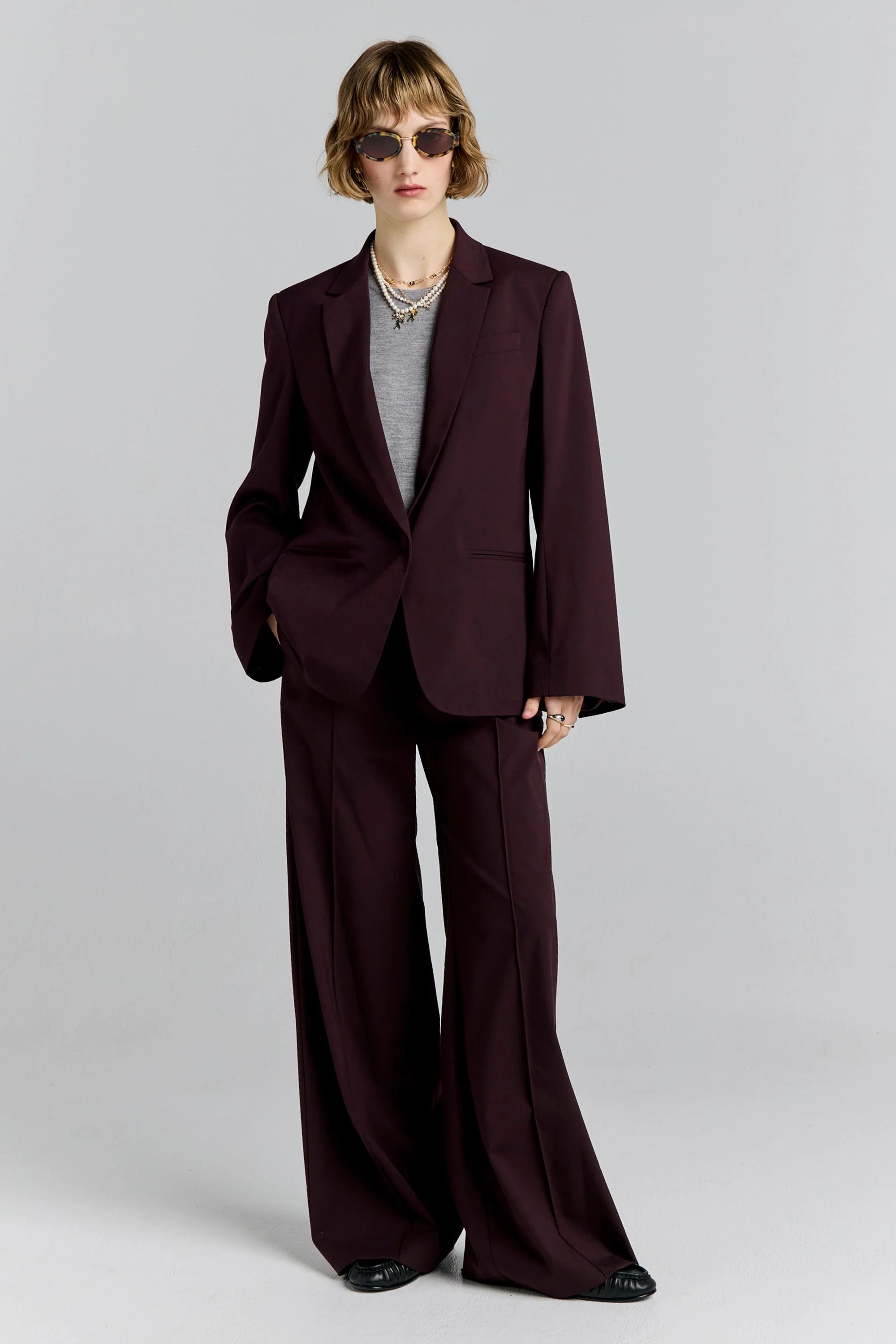 Karen Walker Frontier Jacket // Plum