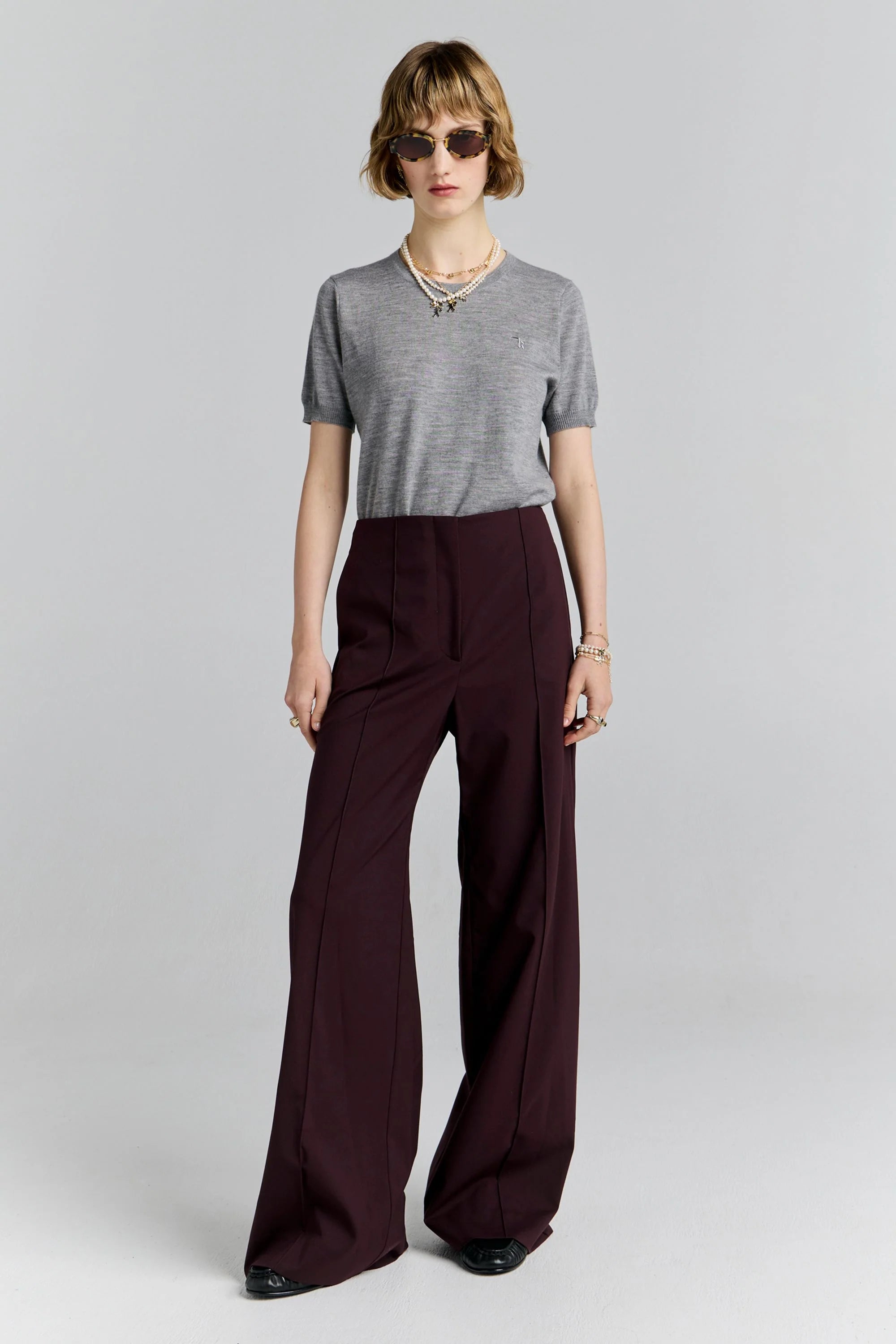 Karen Walker Vestige Trousers // Plum Suiting