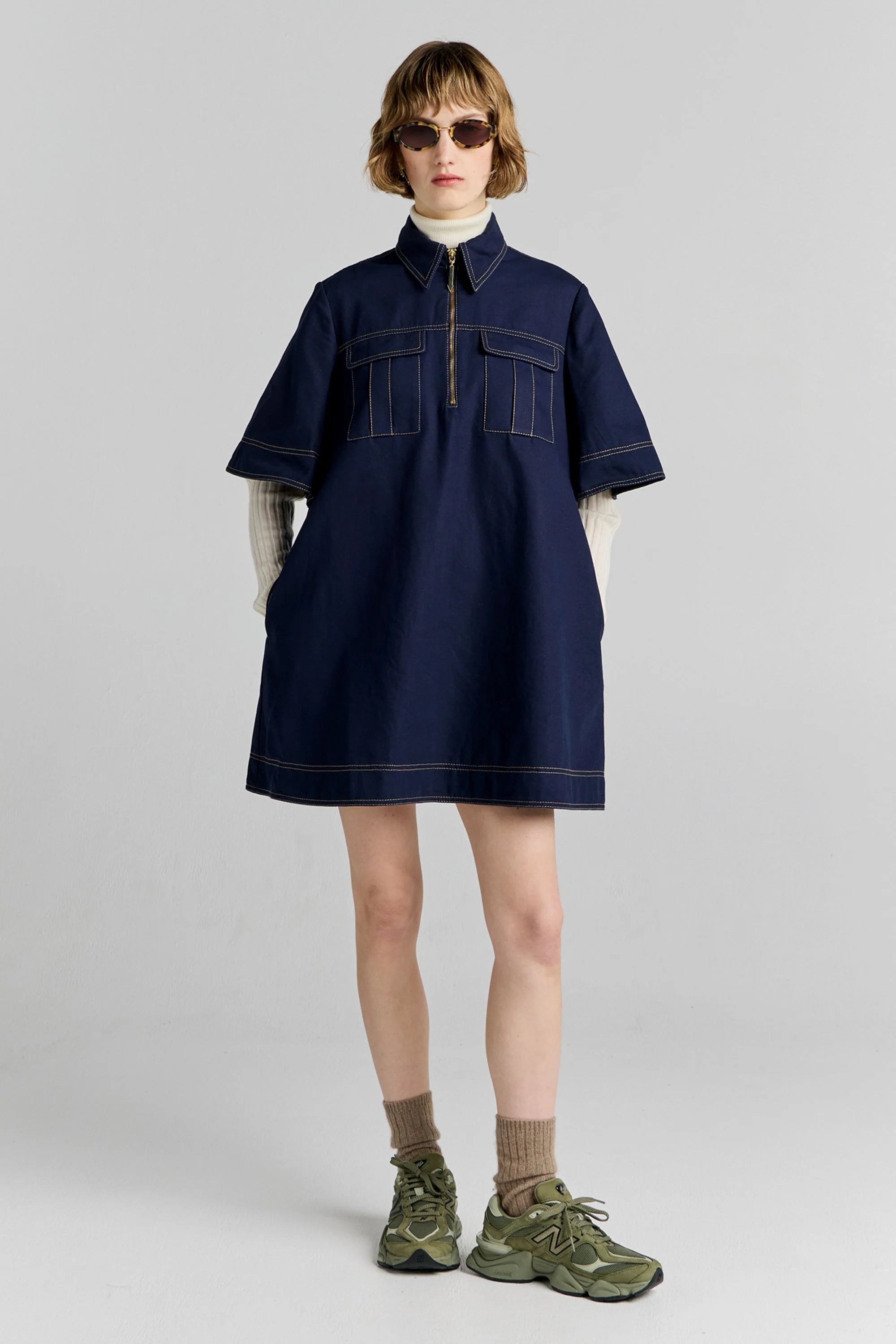 Karen Walker Tempest Dress // Navy