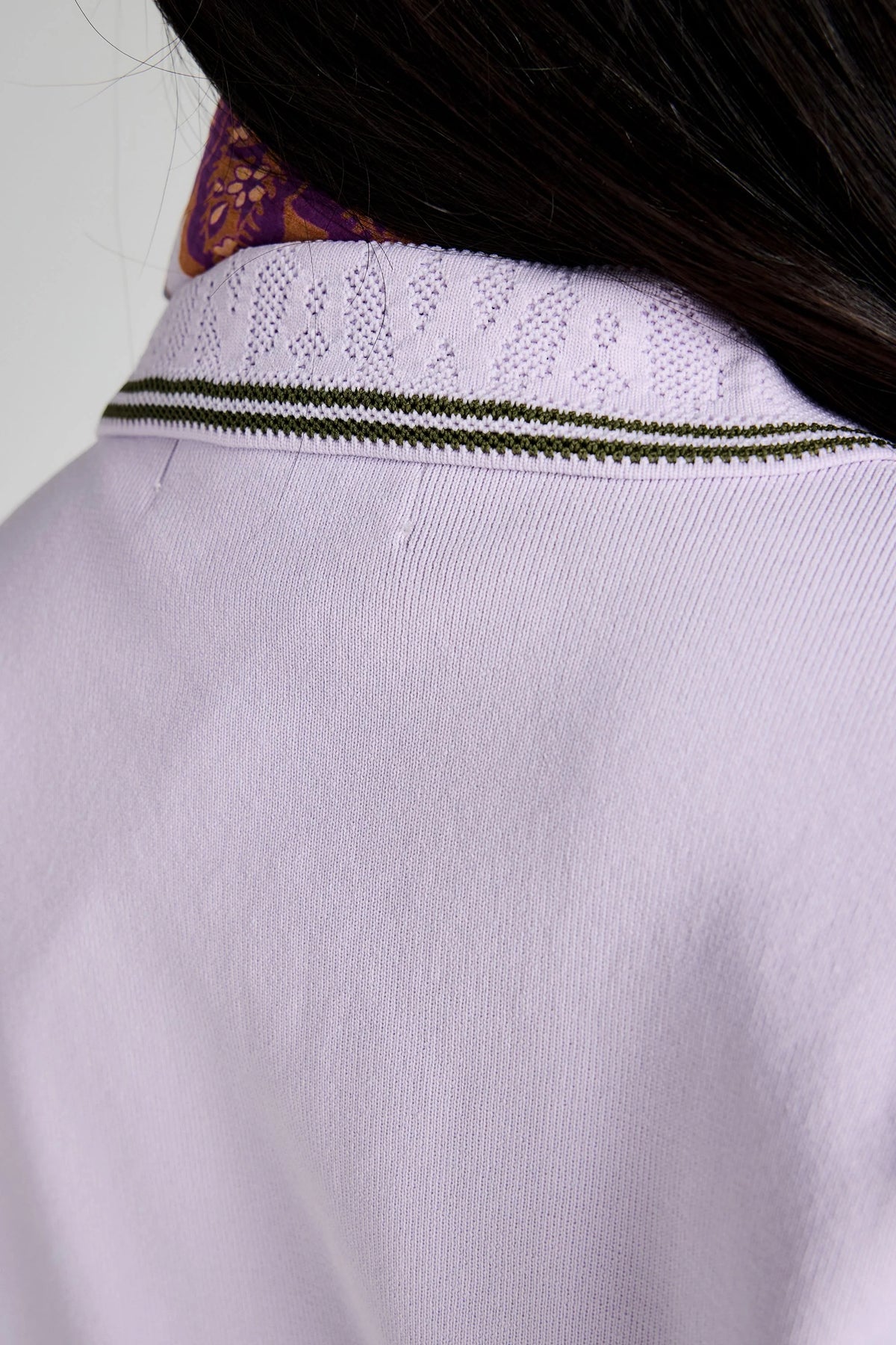 Karen Walker Runaway Knit Cardigan // Lilac