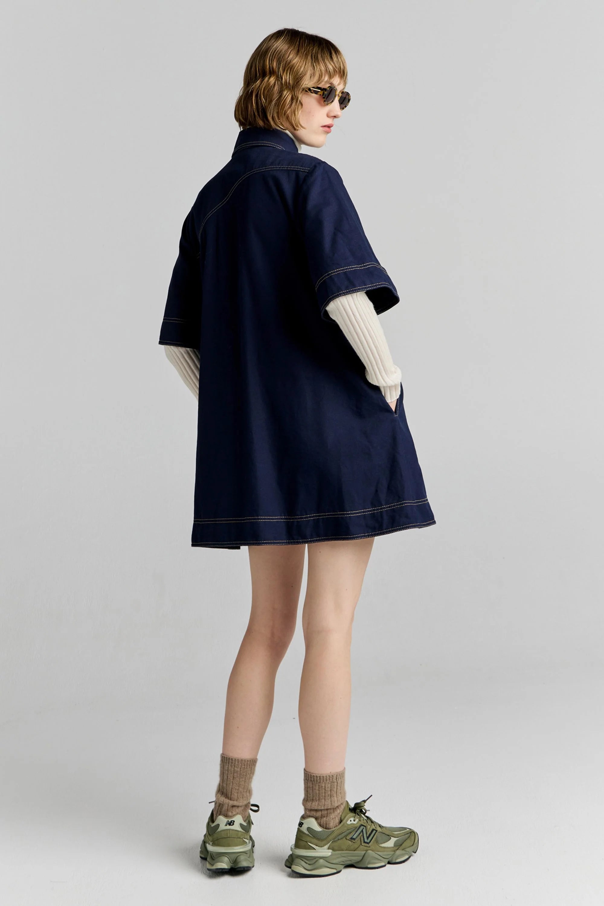 Karen Walker Tempest Dress // Navy