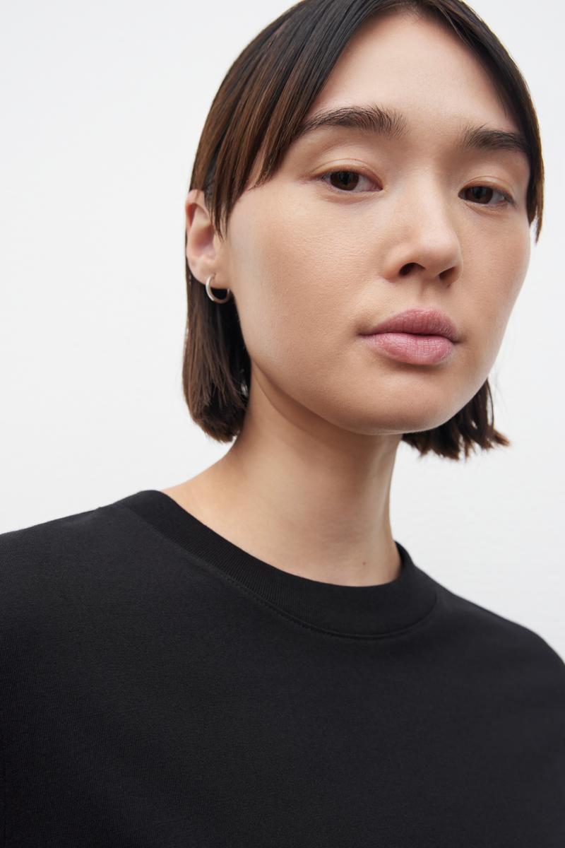Kowtow Full Sleeve Top // Black