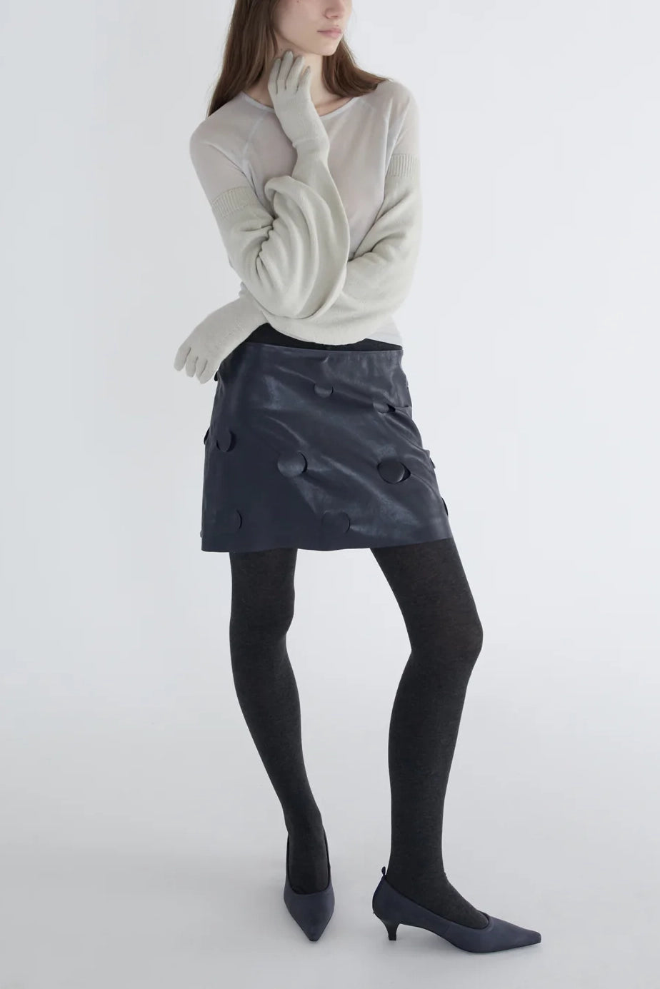 Paloma Wool Flake Gloves // Off-White