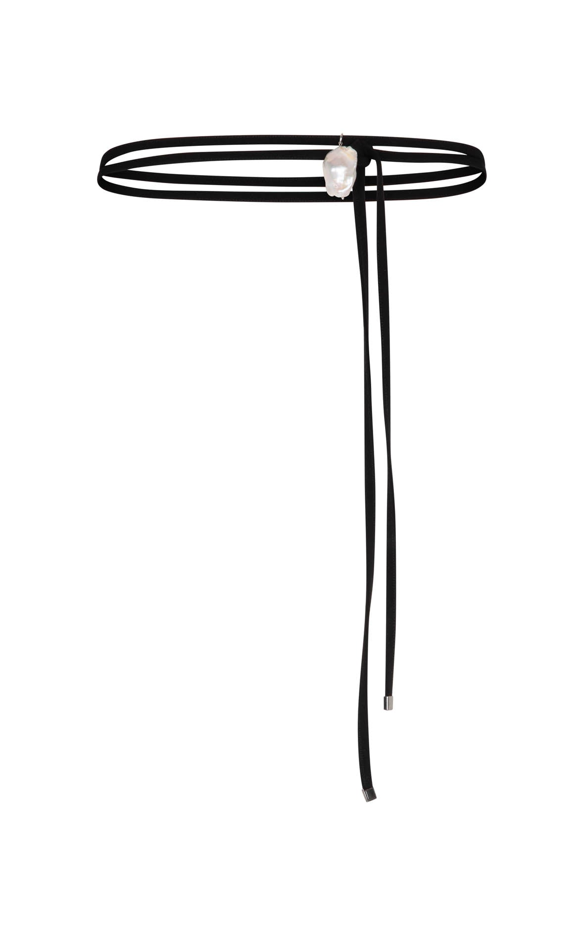 Harris Tapper Pearl Belt // Black Pearl