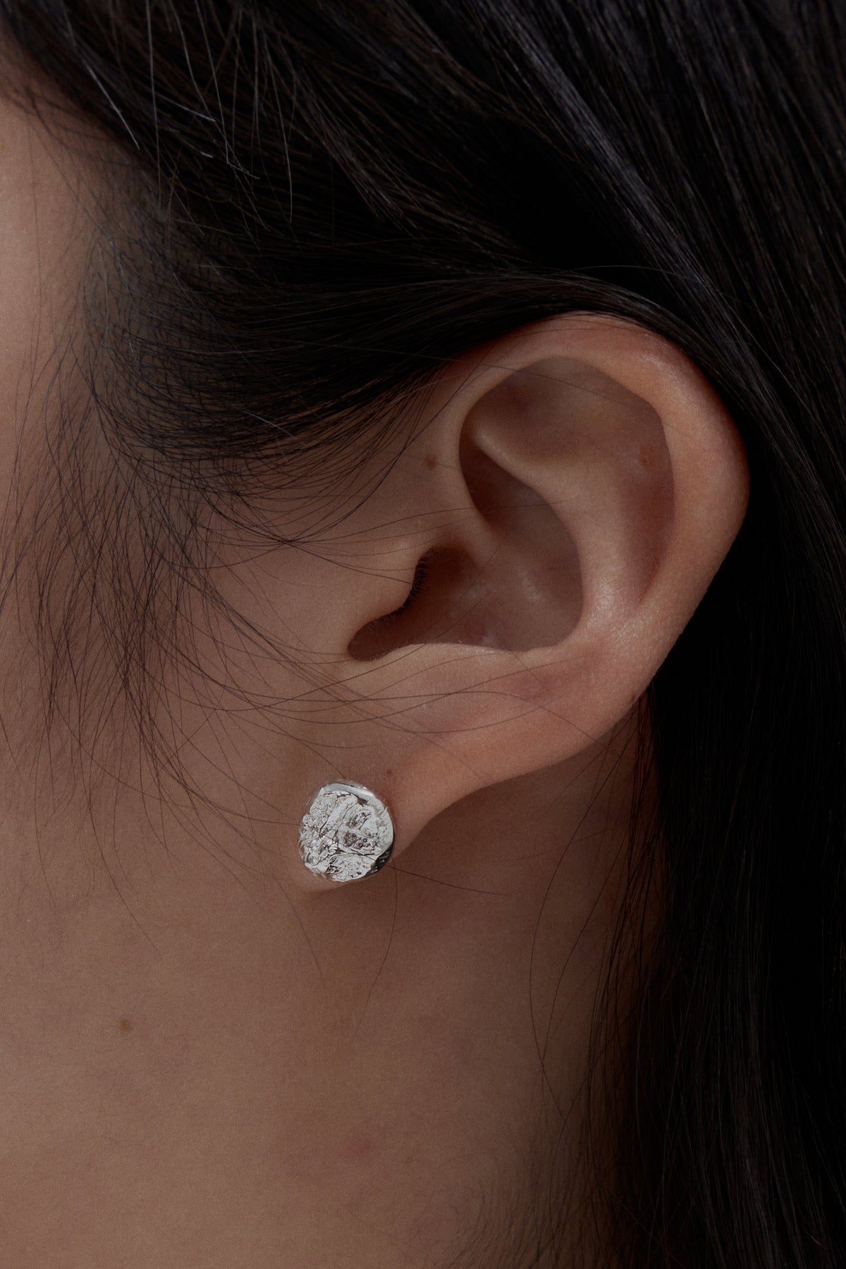 Tilda Mini Stoned Studs // Silver