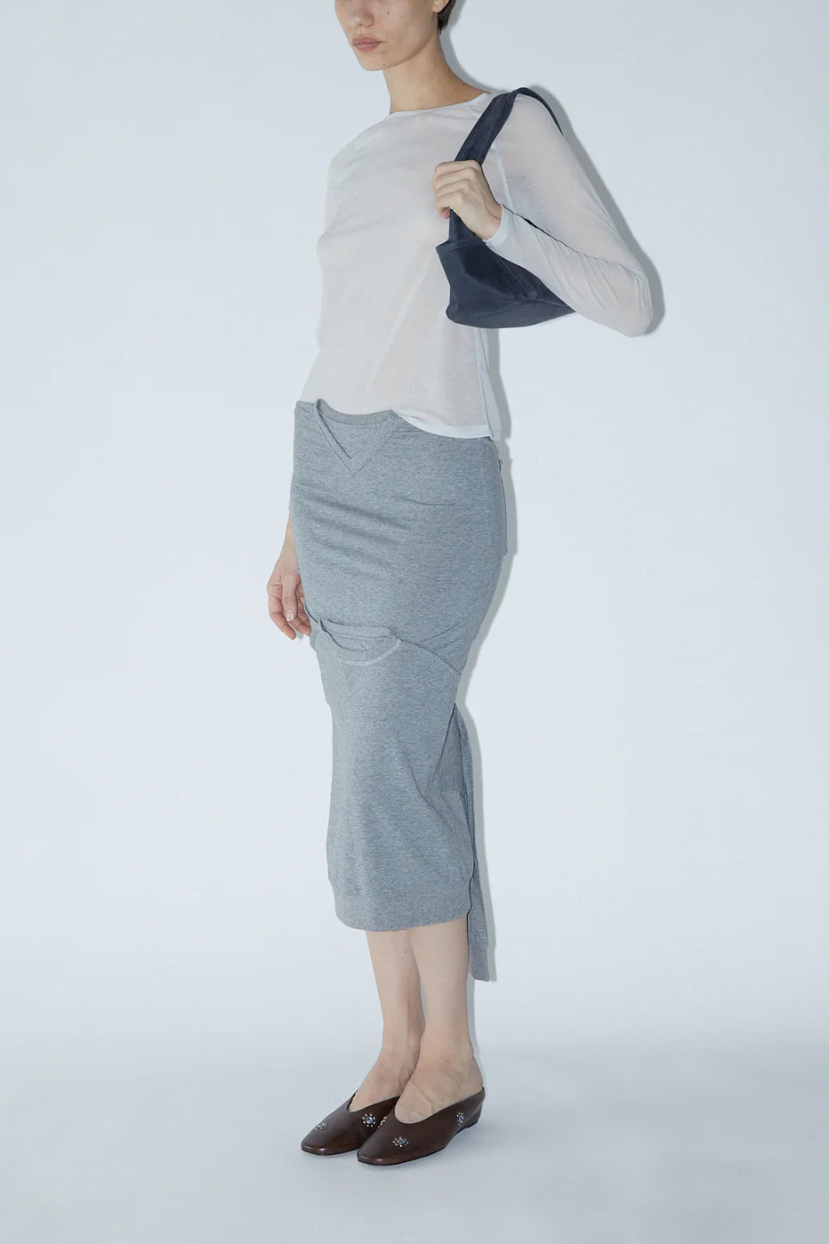 Paloma Wool Hiro Top // Light Grey