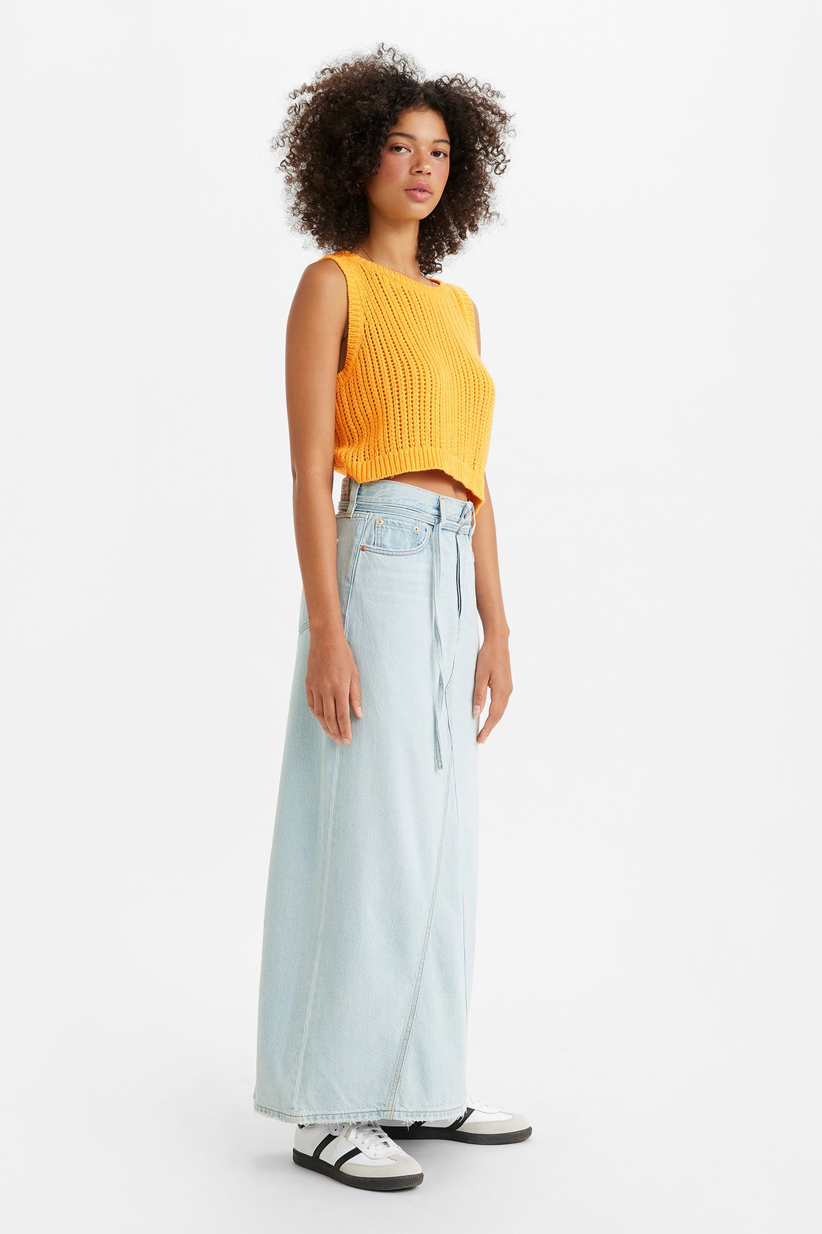 Levi's Long Icon Skirt // My So Called Pant