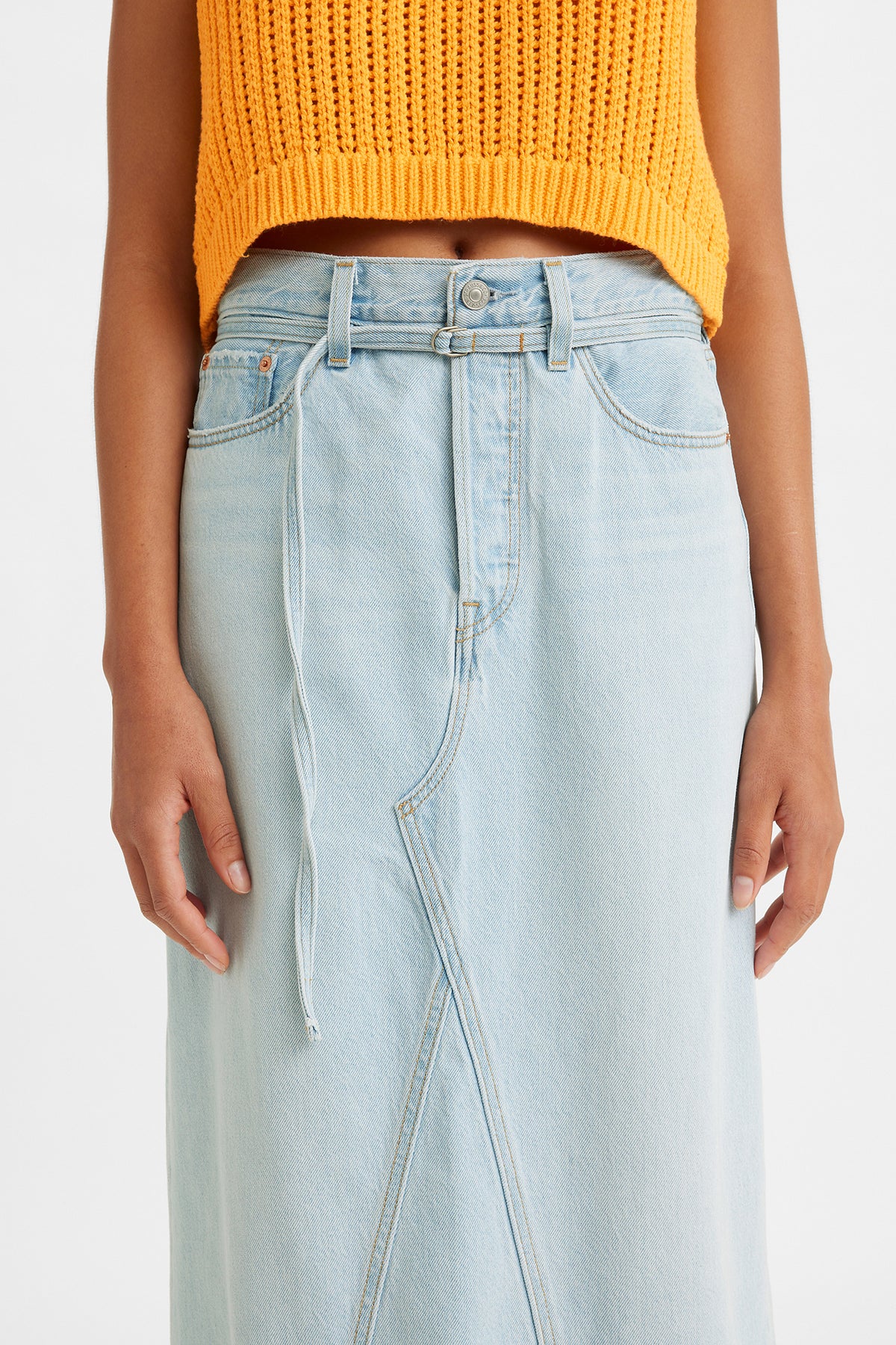 Levi's Long Icon Skirt // My So Called Pant