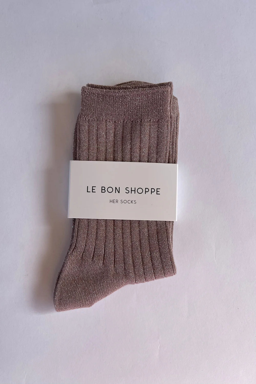 Le Bon Shoppe Her Socks Modal Lurex // Jute Glitter