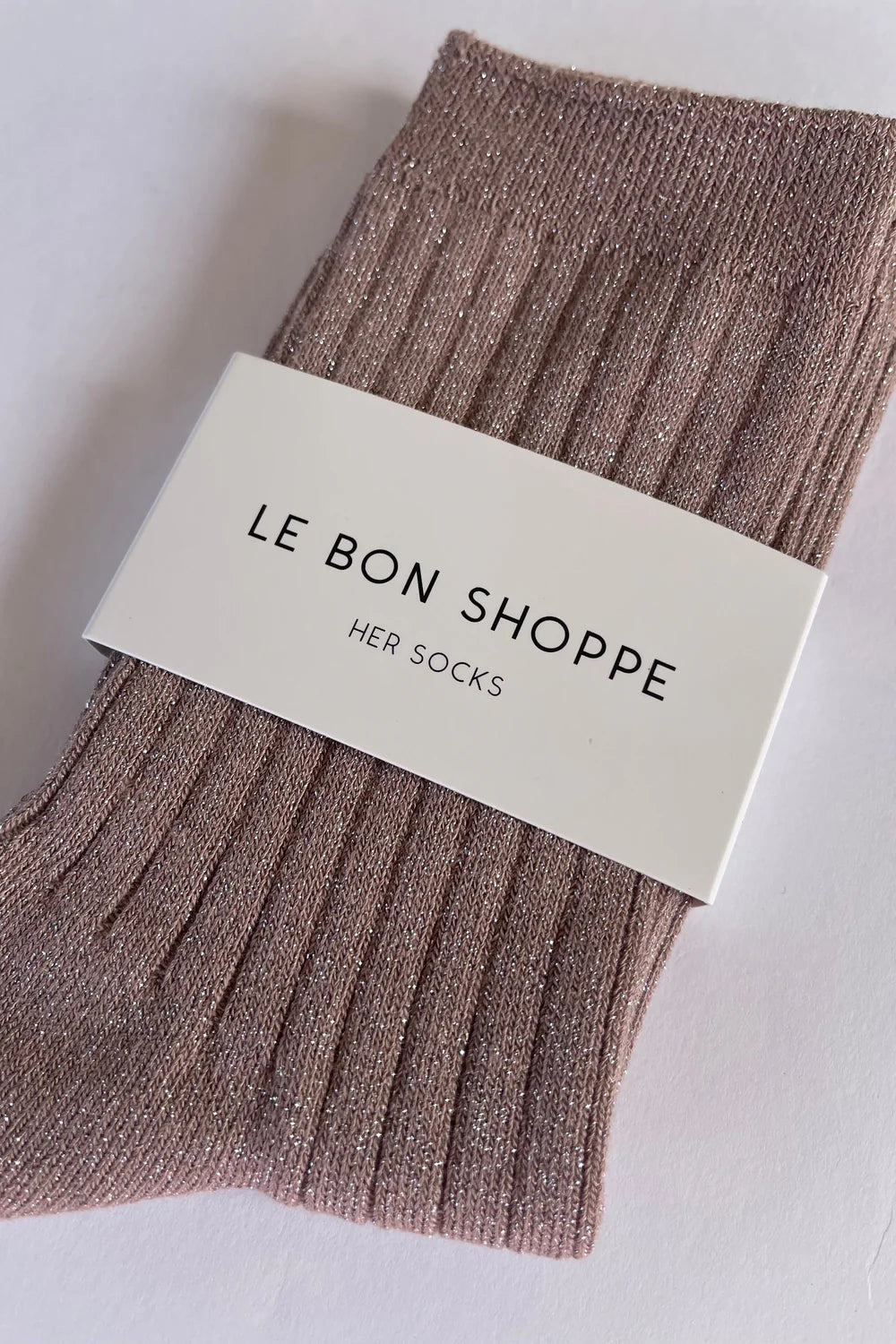Le Bon Shoppe Her Socks Modal Lurex // Jute Glitter