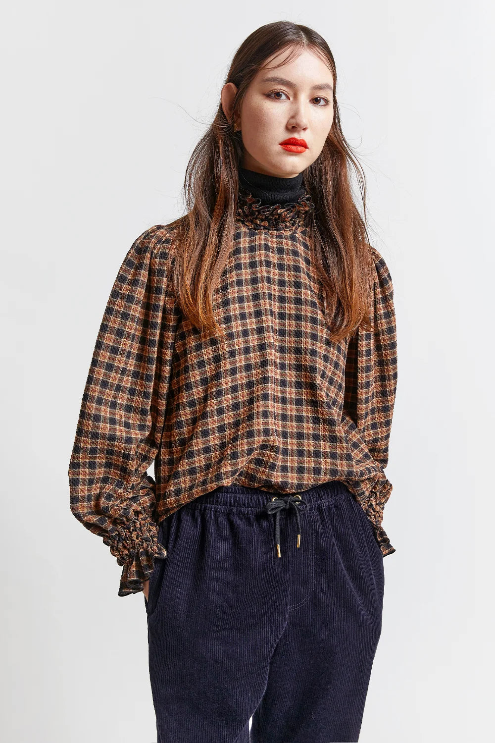 Karen Walker Juniper Top // Tobacco