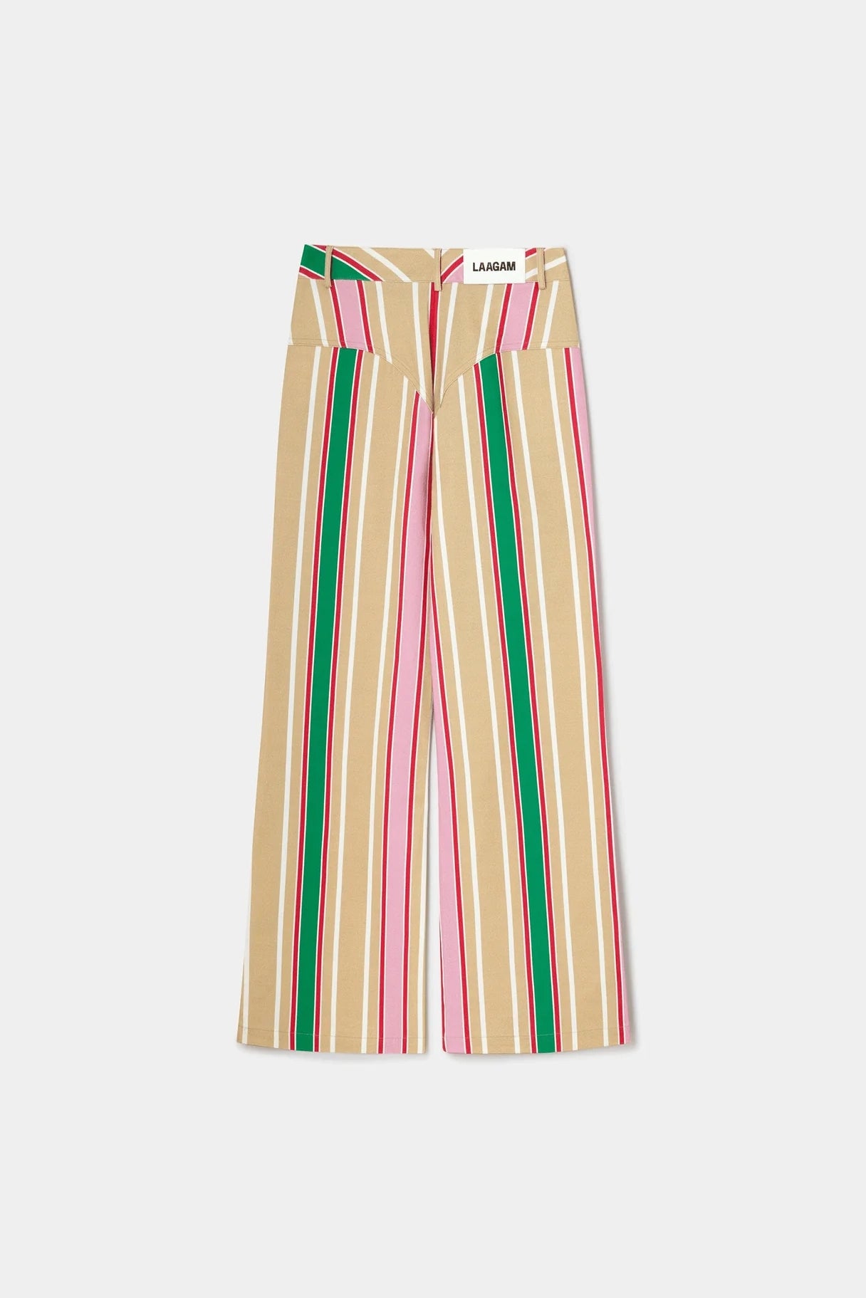 Laagam Leroy Twill Pants // Brown Striped