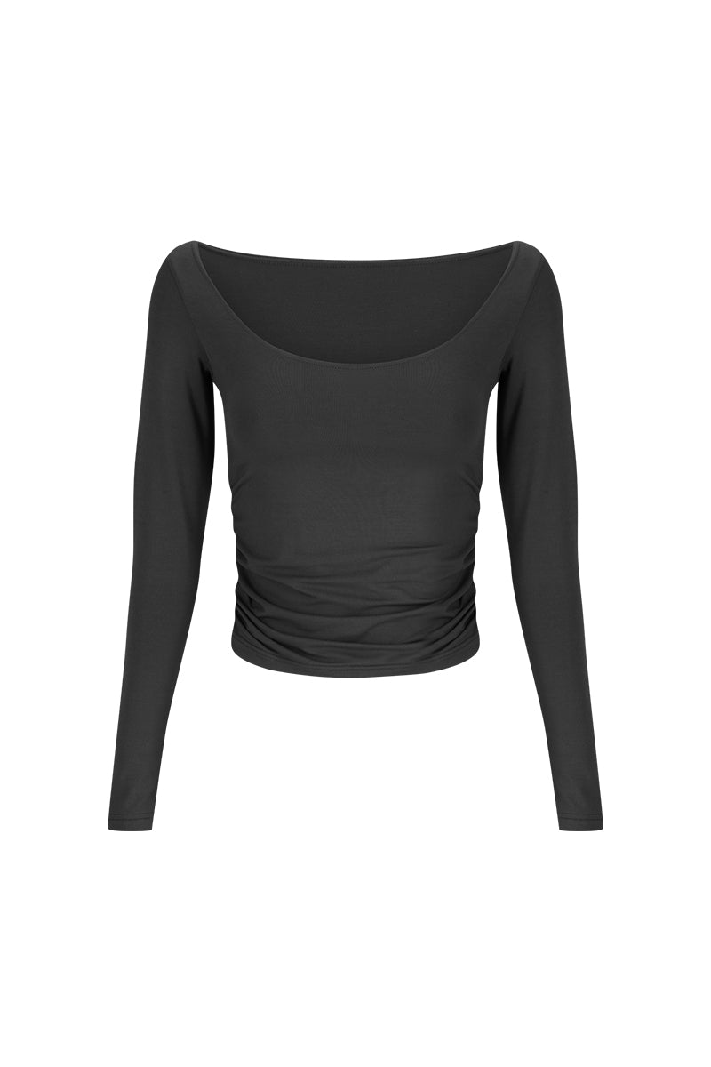 Dominique Healy Lila L/S Top // Black