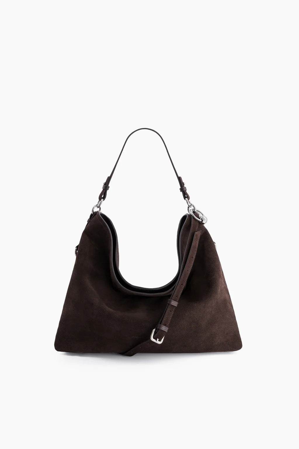 Justine Clenquet Marla Hobo Bag //  Brown Suede