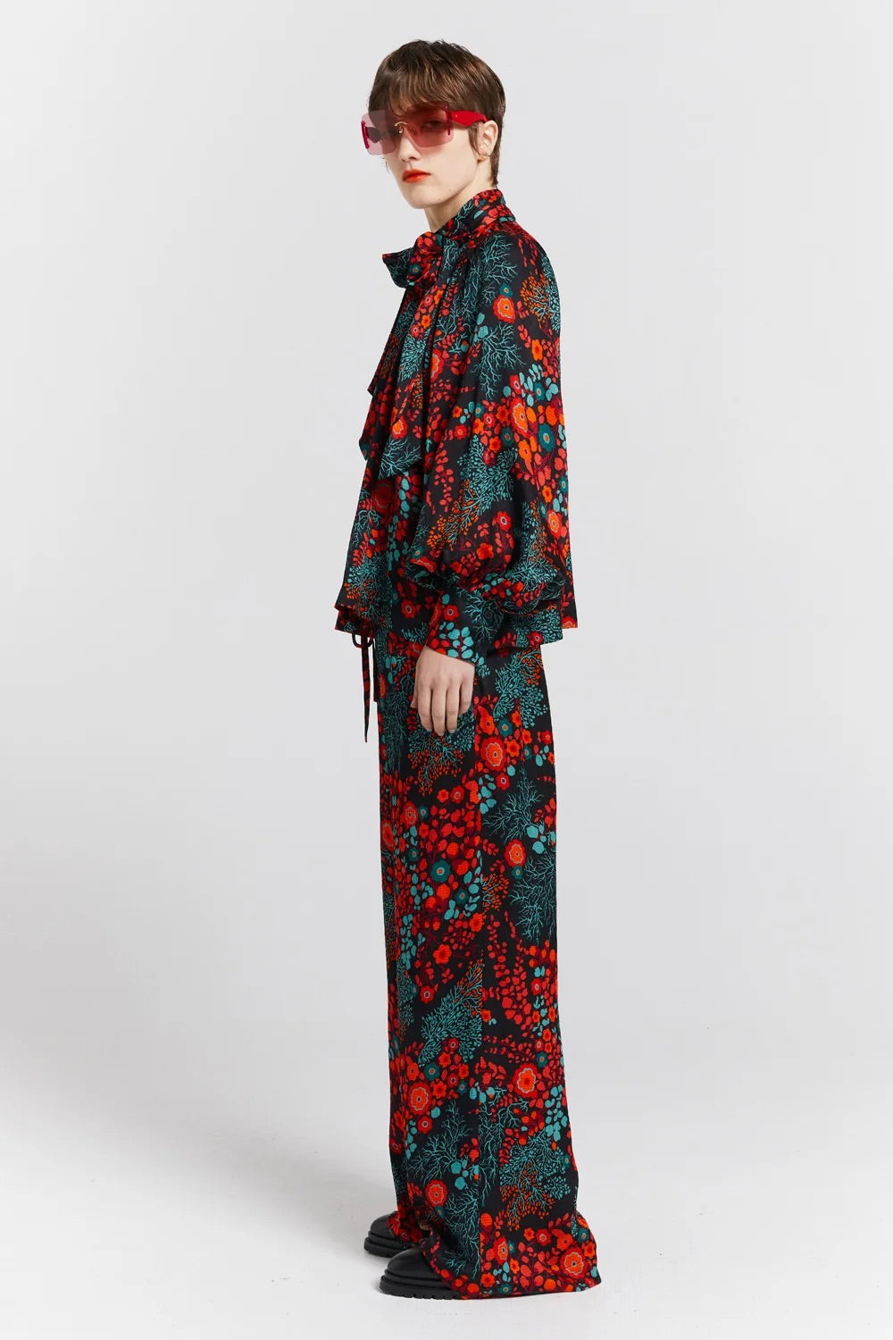 Karen Walker Meadow Bow Top // Electric Meadow