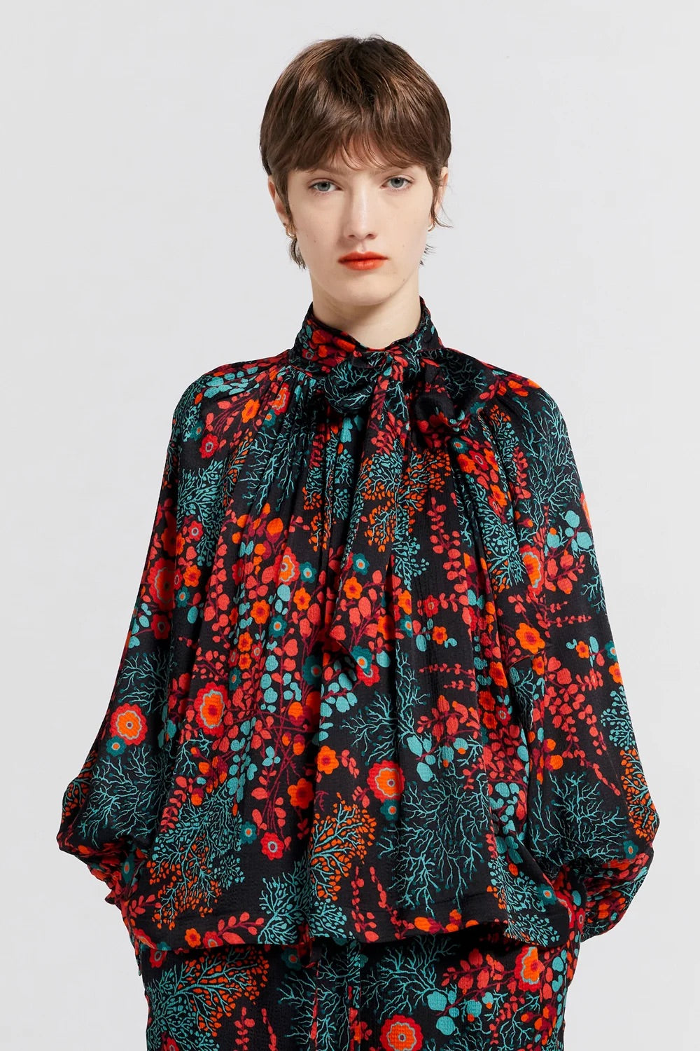 Karen Walker Meadow Bow Top // Electric Meadow