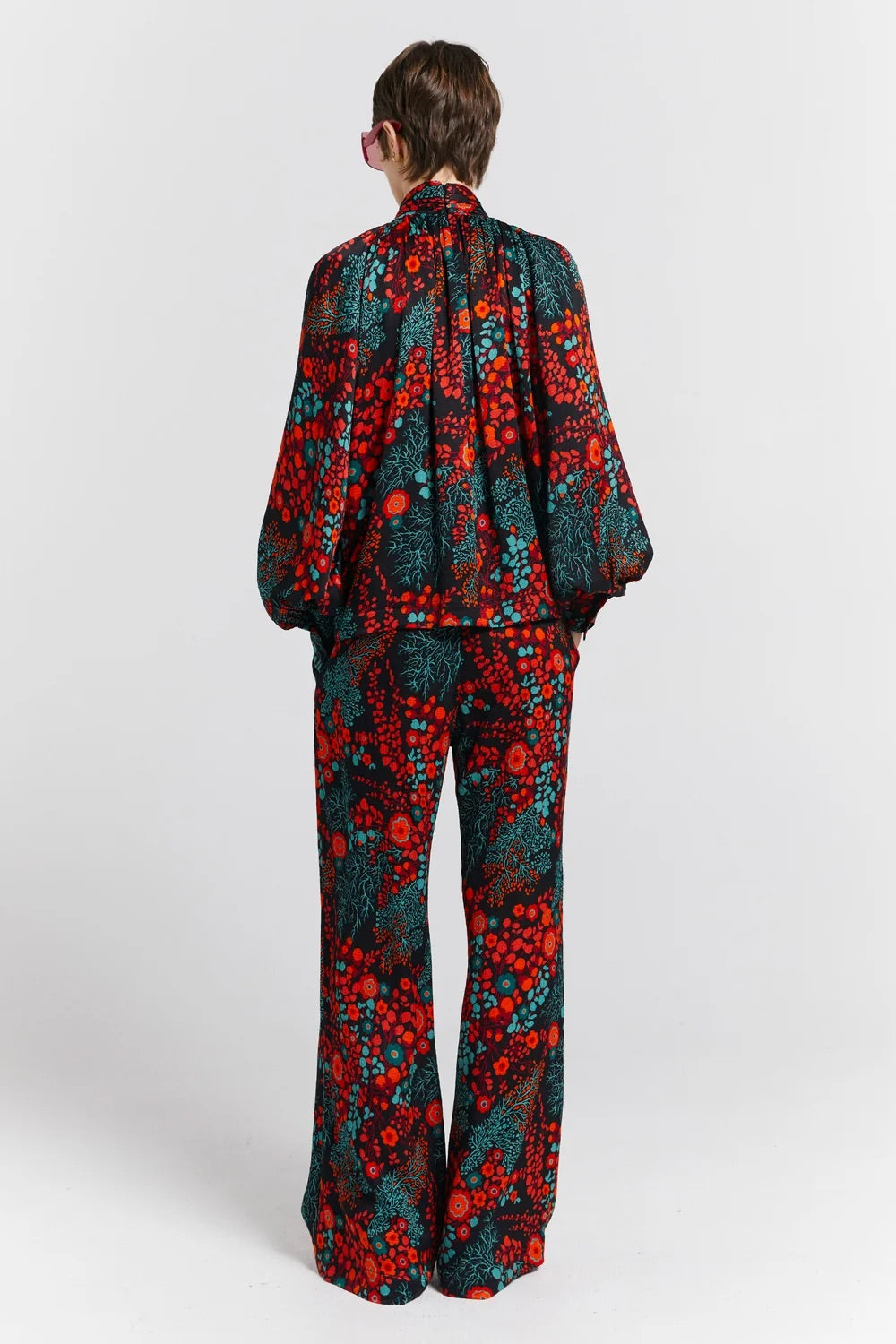 Karen Walker Meadow Bow Top // Electric Meadow