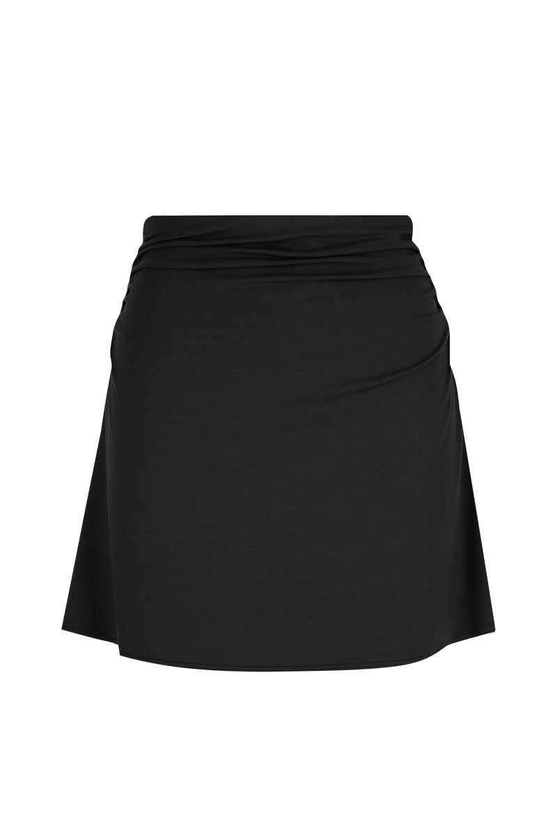Dominique Healy Olympia Mini  Skirt // Black