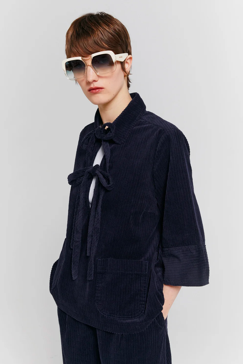 Karen Walker Summit Top // Navy