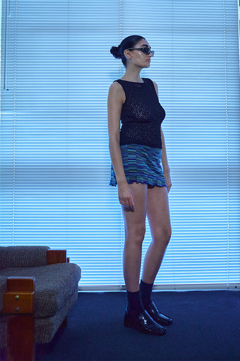 PV Rehearsal Miniskirt // Blue