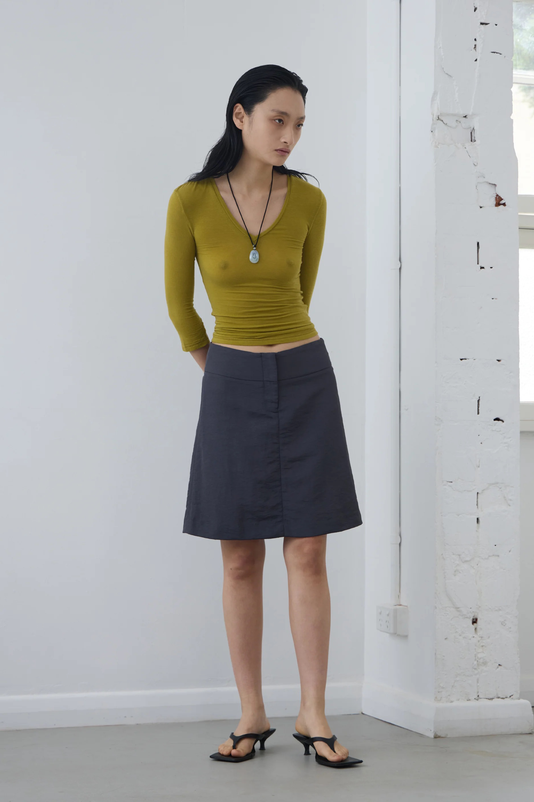 PV Refract Skirt // Slate