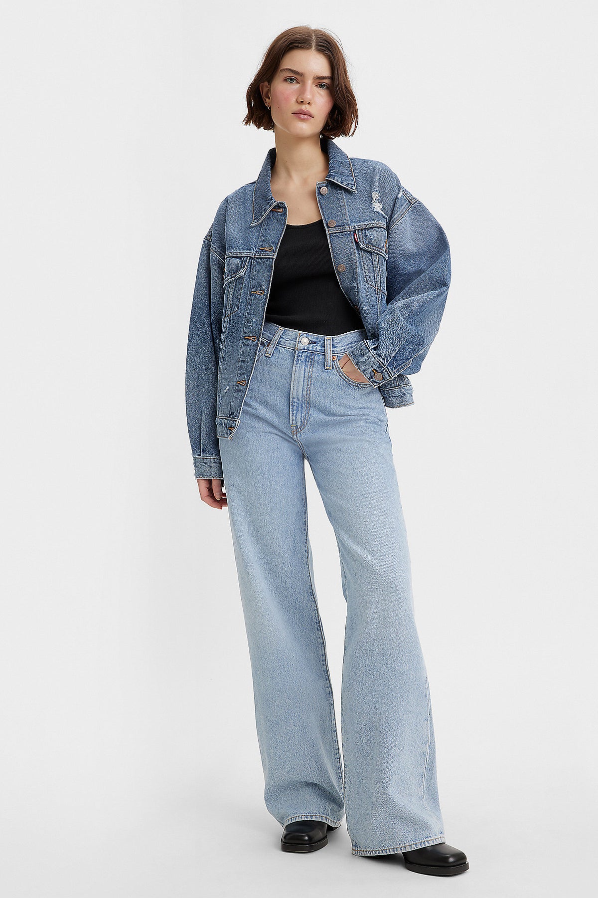 Levi's Ribcage Wide-Leg Jeans // Far and Wide